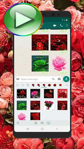 Play Flowers  WAStickerApps GIF  and enjoy Flowers  WAStickerApps GIF with UptoPlay