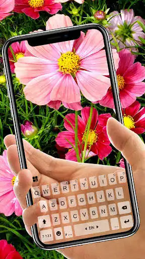 Play Flower Transparent Keyboard Background as an online game Flower Transparent Keyboard Background with UptoPlay