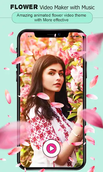 Play Flower Video Maker with Song  and enjoy Flower Video Maker with Song with UptoPlay