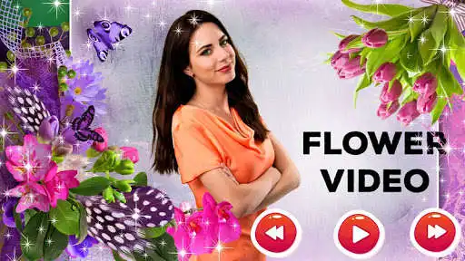 Play Flower Video Photo Frame as an online game Flower Video Photo Frame with UptoPlay