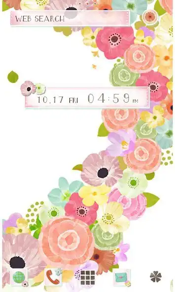 Play APK Flower Wallpaper Flower Trail  and enjoy Flower Wallpaper Flower Trail with UptoPlay jp.co.a_tm.android.plus_sweetflow