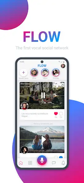 Play FLOW - Voiced Social Network  and enjoy FLOW - Voiced Social Network with UptoPlay