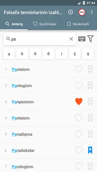 Play Fəlsəfə terminləri lüğəti  and enjoy Fəlsəfə terminləri lüğəti with UptoPlay