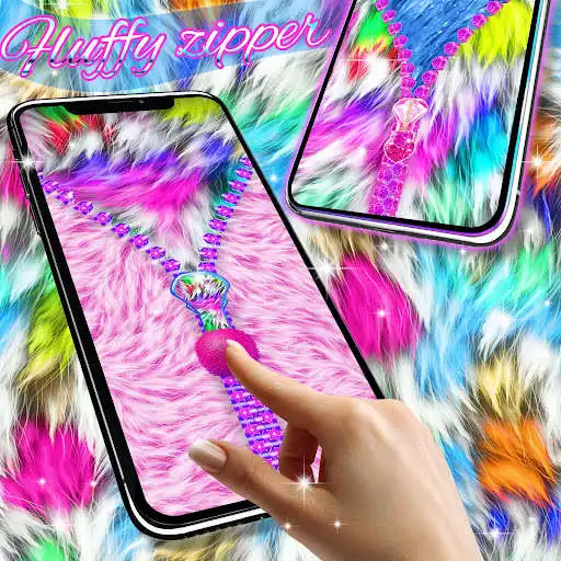 Play Fluffy Zipper Lock Screen