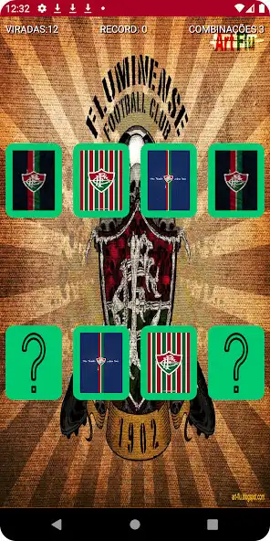 Play Fluminense Matching Game as an online game Fluminense Matching Game with UptoPlay