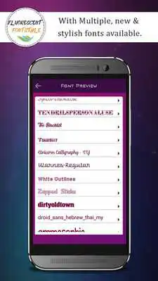 Play Fluorescent Font Style