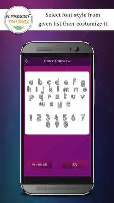 Play Fluorescent Font Style