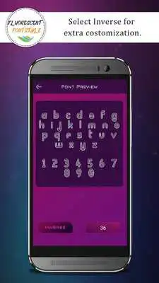 Play Fluorescent Font Style