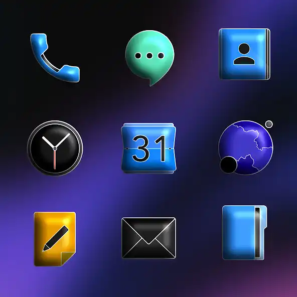 Play FluOxigen 3D - Icon Pack as an online game FluOxigen 3D - Icon Pack with UptoPlay