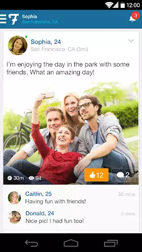 Play Flurv - Meet, Chat, Friend as an online game Flurv - Meet, Chat, Friend with UptoPlay