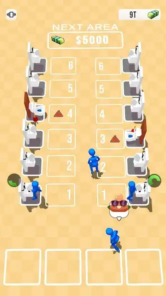 Play Flush Rush! as an online game Flush Rush! with UptoPlay