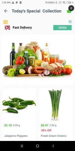 Play Flutter Grocery as an online game Flutter Grocery with UptoPlay