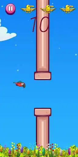 Play Fluttering Parrot as an online game Fluttering Parrot with UptoPlay