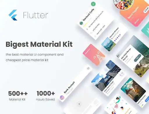 Play Flutter Material Kit  and enjoy Flutter Material Kit with UptoPlay