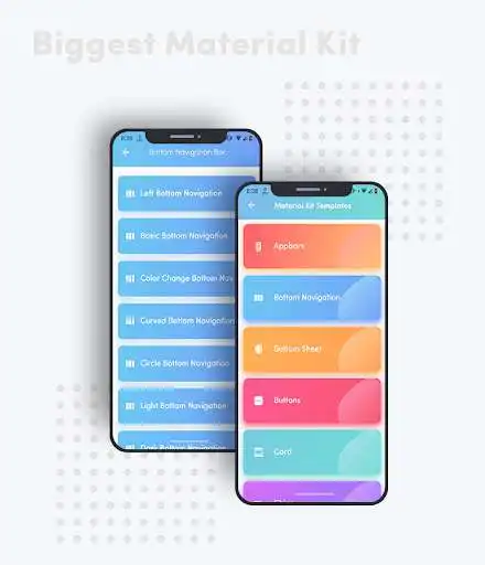 Play Flutter Material Kit as an online game Flutter Material Kit with UptoPlay