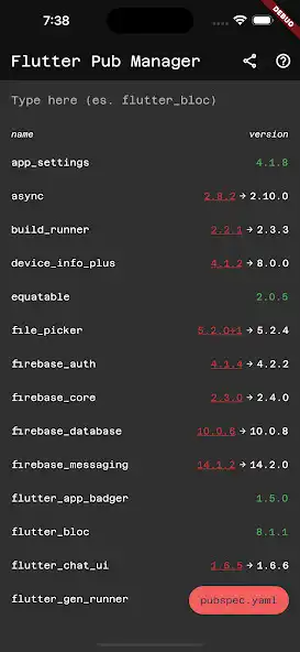 Play Flutter Pub Manager as an online game Flutter Pub Manager with UptoPlay