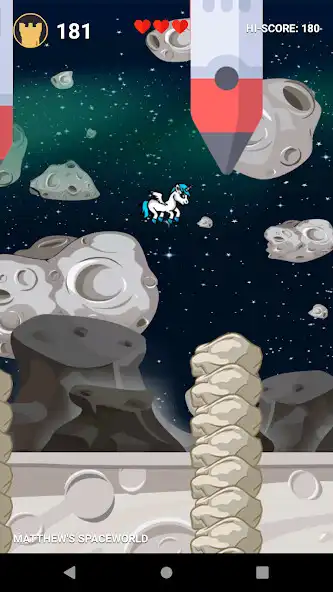 Play Flutter Unicorn - Tap  Jump as an online game Flutter Unicorn - Tap  Jump with UptoPlay