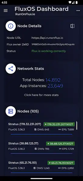 Play FluxOS Dashboard  and enjoy FluxOS Dashboard with UptoPlay