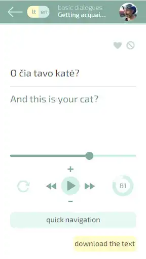 Play flyent: learn Lithuanian without studying  and enjoy flyent: learn Lithuanian without studying with UptoPlay