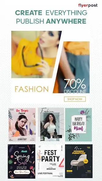 Play FlyerPost - Flyer Poster Maker  and enjoy FlyerPost - Flyer Poster Maker with UptoPlay