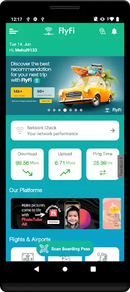Play FlyFi as an online game FlyFi with UptoPlay