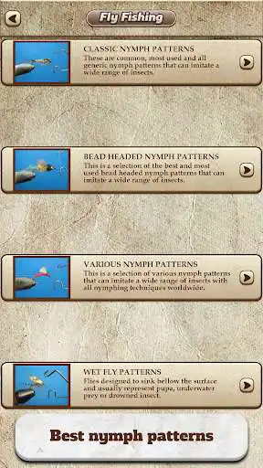 Play Fly Fishing Nymphs and Wets as an online game Fly Fishing Nymphs and Wets with UptoPlay