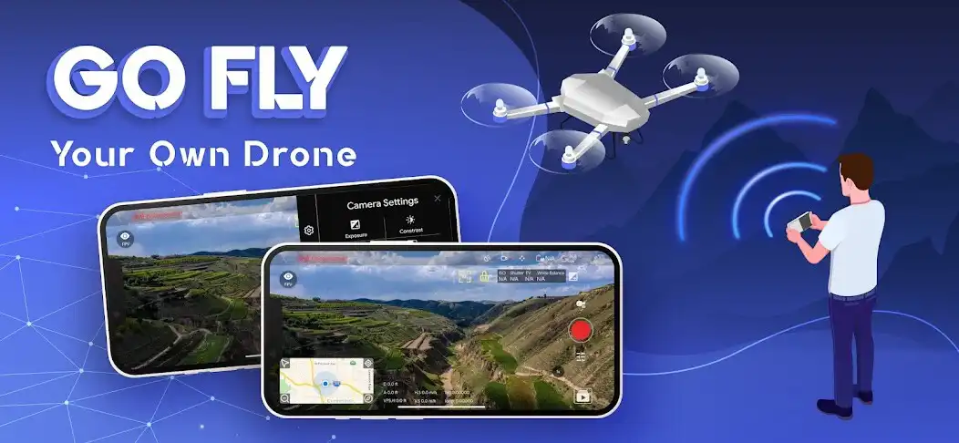 Play Fly Go for D.J.I Drone models  and enjoy Fly Go for D.J.I Drone models with UptoPlay