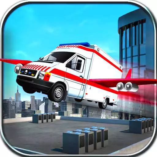 Free play online Flying Ambulance Rescue 3D APK