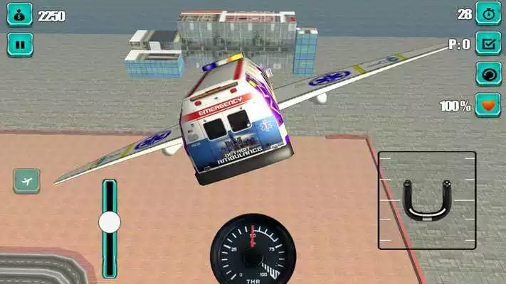 Play Flying Ambulance Rescue 3D