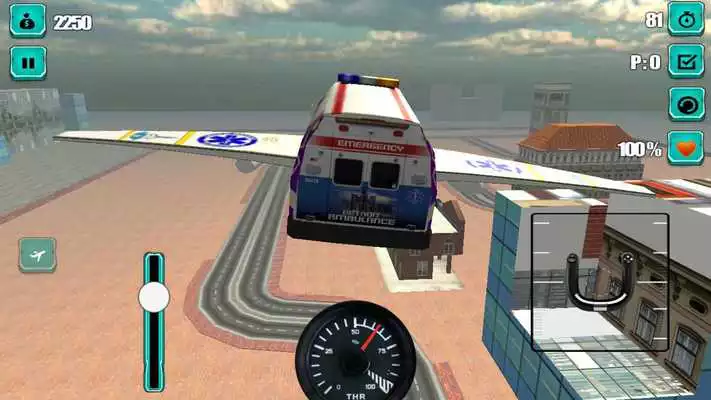 Play Flying Ambulance Rescue 3D