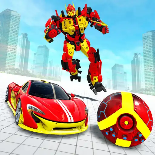 Play Flying Ball Robot car Games APK