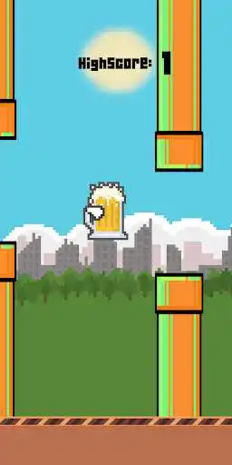Play Flying Beer as an online game Flying Beer with UptoPlay