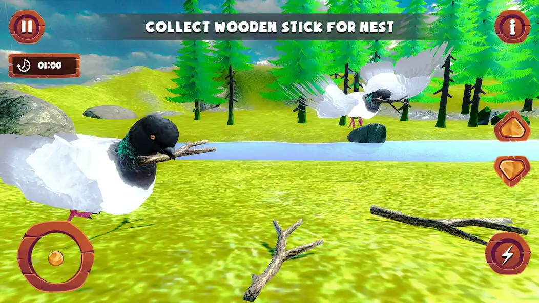 Play Flying Bird pigeon Games  and enjoy Flying Bird pigeon Games with UptoPlay