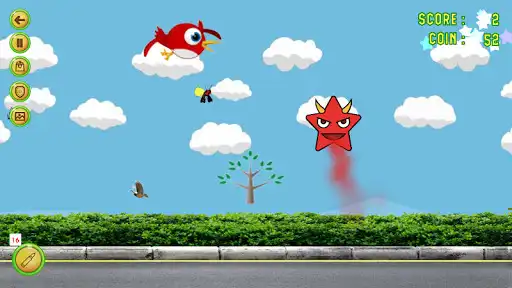 Play Flying Bird vs Monster as an online game Flying Bird vs Monster with UptoPlay