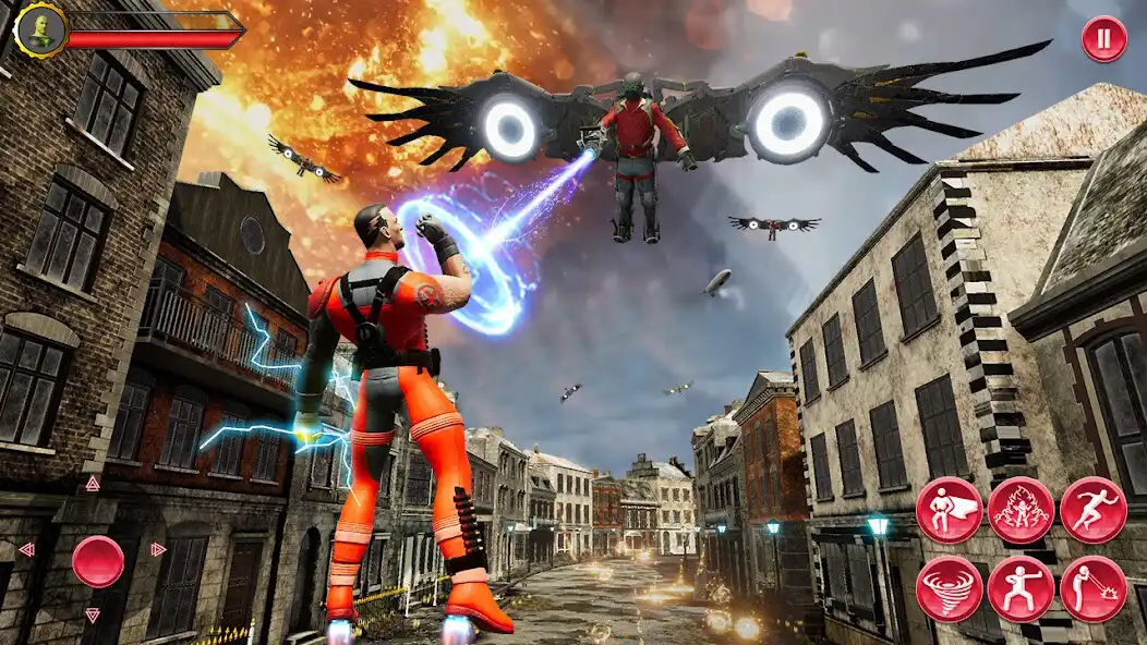 Play Flying Black Adam Action Games  and enjoy Flying Black Adam Action Games with UptoPlay