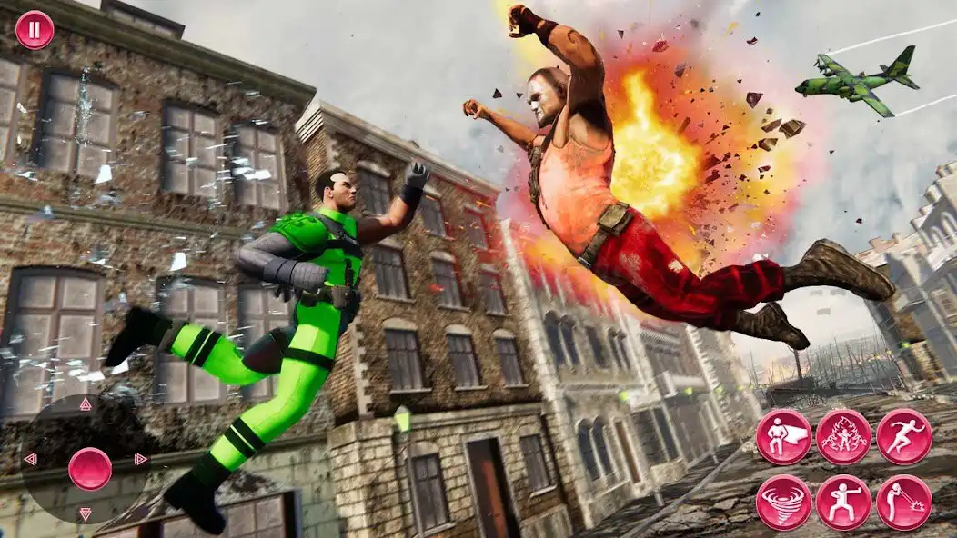 Play Flying Black Adam Action Games as an online game Flying Black Adam Action Games with UptoPlay