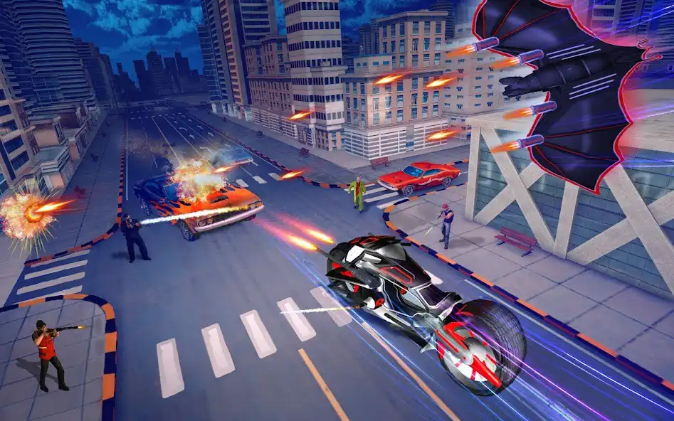 Play Flying Black Robot Hero Rescue  and enjoy Flying Black Robot Hero Rescue with UptoPlay