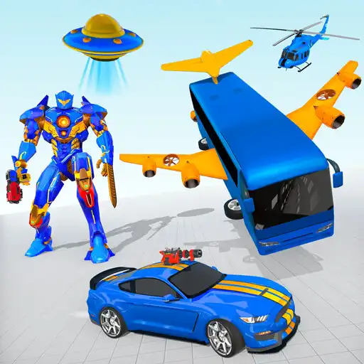 Play Flying Bus Transform Robot APK
