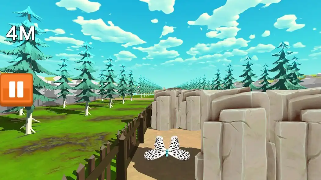 Play FLYING BUTTERFLY as an online game FLYING BUTTERFLY with UptoPlay