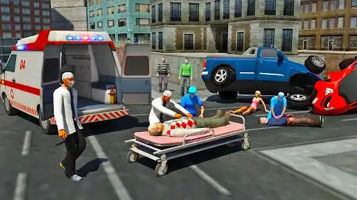 Play Flying Car Ambulance Game 2021:Modern Heli Games  and enjoy Flying Car Ambulance Game 2021:Modern Heli Games with UptoPlay