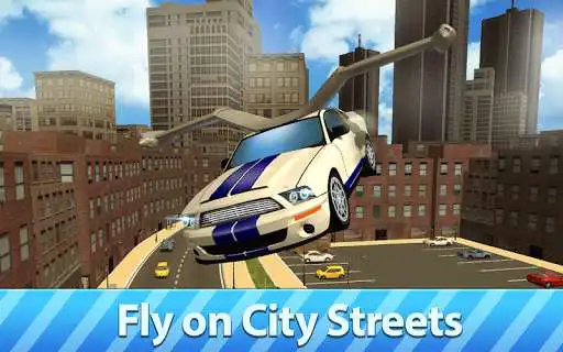 Play Flying Car Driver Simulator 3D as an online game Flying Car Driver Simulator 3D with UptoPlay