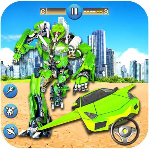 Play Flying Car  Fighting Transformation Robot APK