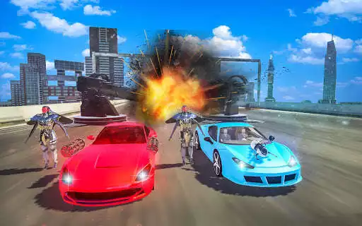 Play Flying Car  Fighting Transformation Robot as an online game Flying Car  Fighting Transformation Robot with UptoPlay