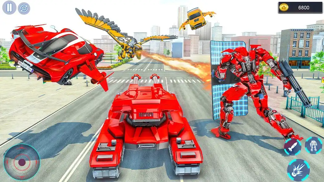 Play Flying Car Games - Robot Games  and enjoy Flying Car Games - Robot Games with UptoPlay