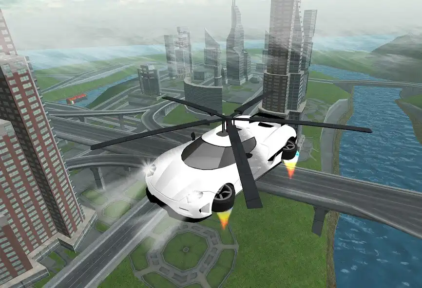 Play Flying Car Rescue Flight Sim as an online game Flying Car Rescue Flight Sim with UptoPlay