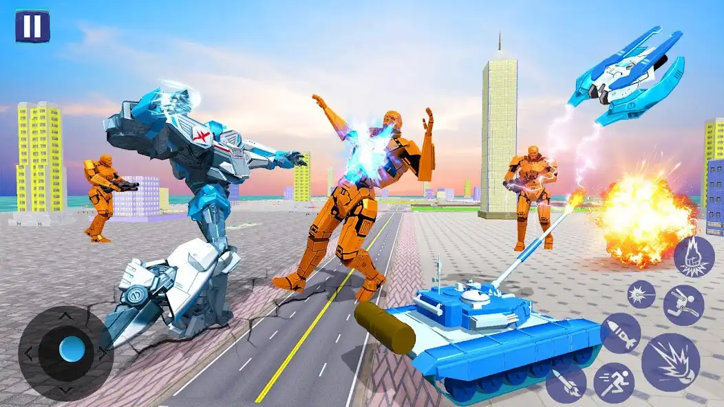 Play Flying CAR Robot Car Transform as an online game Flying CAR Robot Car Transform with UptoPlay