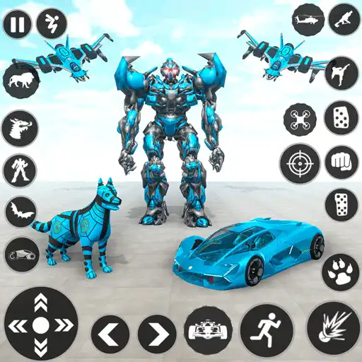 Play Flying Car Robot Dog Transform APK