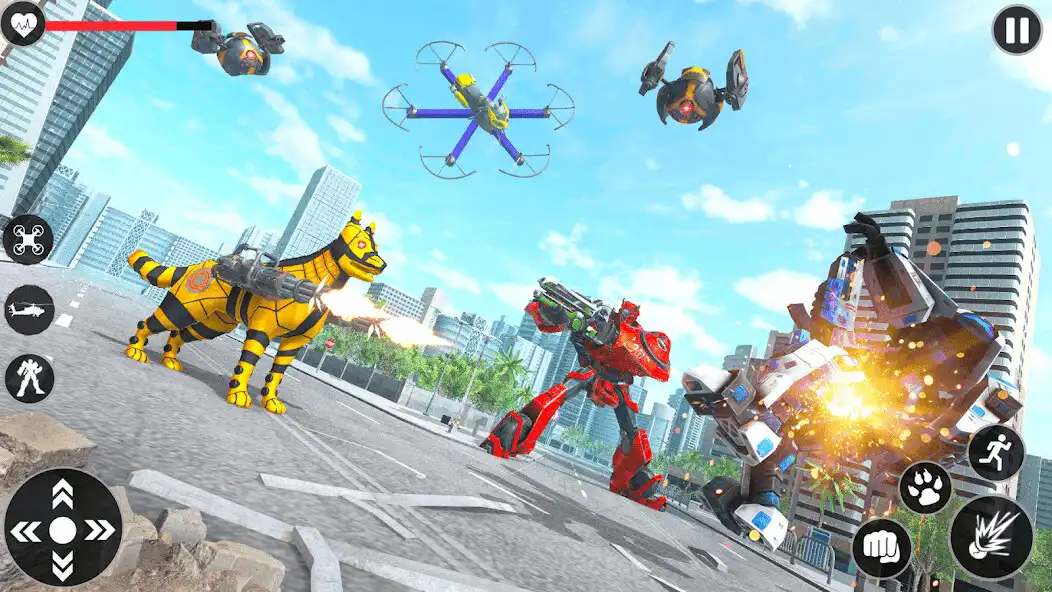 Play Flying Car Robot Dog Transform  and enjoy Flying Car Robot Dog Transform with UptoPlay