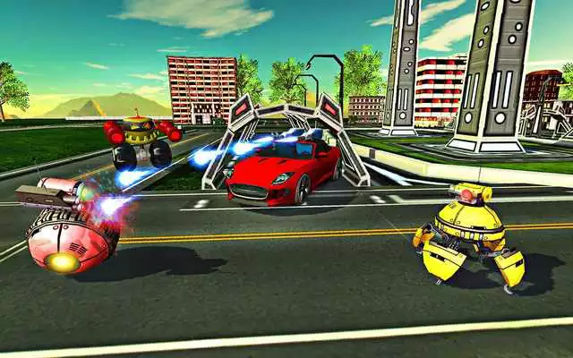 Play Flying Car Robot Transform Future War Play Flying Car Robot Transform Future War