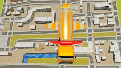 Play Flying Construction Truck as an online game Flying Construction Truck with UptoPlay